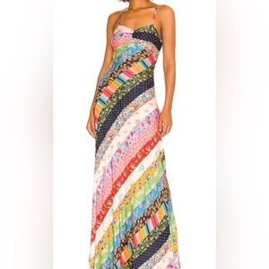 Free People Fiona Maxi Dress Multi Size S